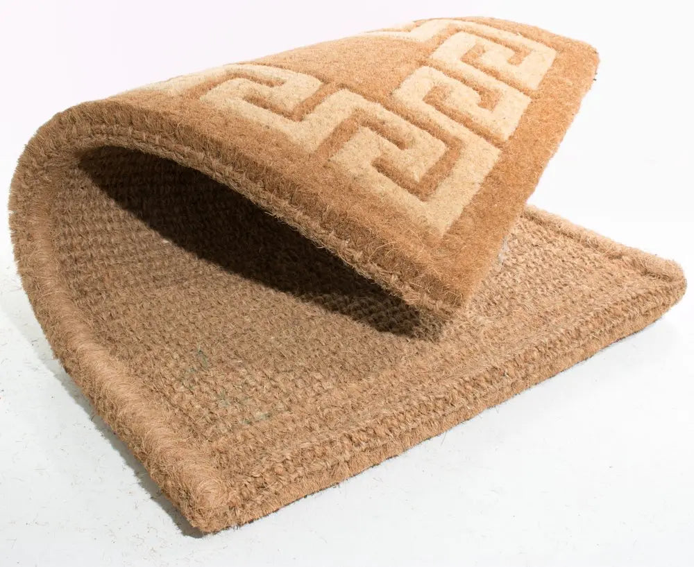 24" X 39" Brown Coir Outdoor Door Mat HomeRoots