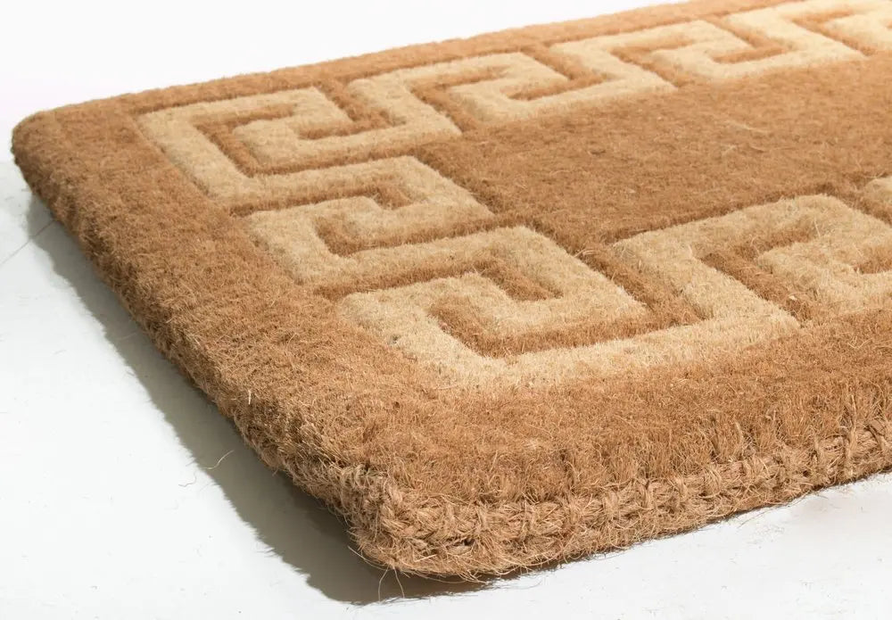 24" X 39" Brown Coir Outdoor Door Mat HomeRoots