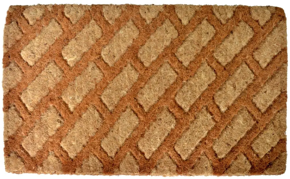 18" X 30" Brown Coir Outdoor Door Mat