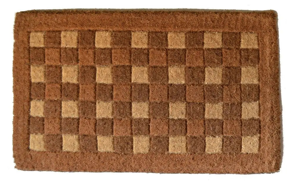 18" X 30" Brown Coir Outdoor Door Mat HomeRoots