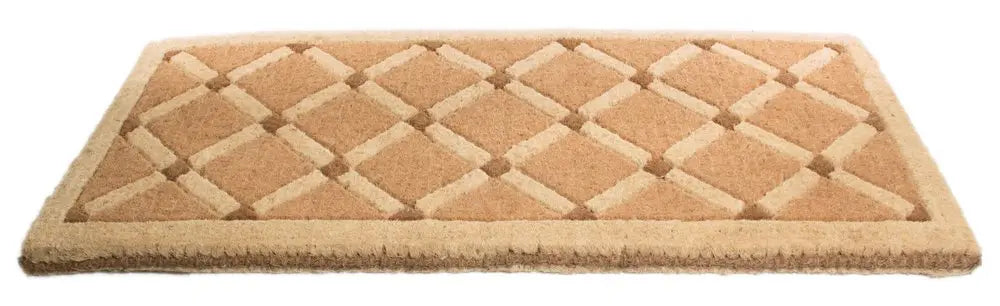 18" X 47" Brown Coir Outdoor Door Mat HomeRoots