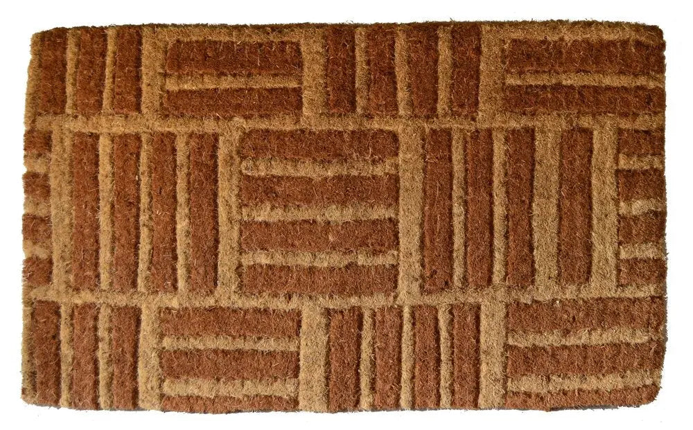18" X 30" Brown Coir Outdoor Door Mat HomeRoots