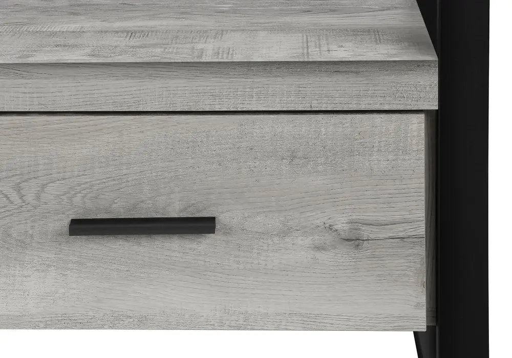 59" Brown and Black Cabinet Enclosed Storage TV Stand - NOVA HOME FURNITURE