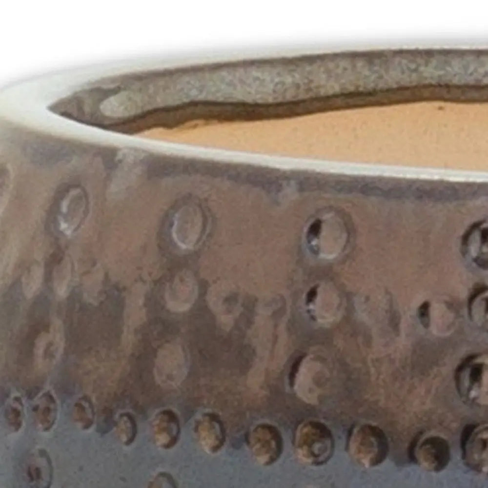 6" Blue Clay Round Pot Planter - NOBLE HOME INTERIORS