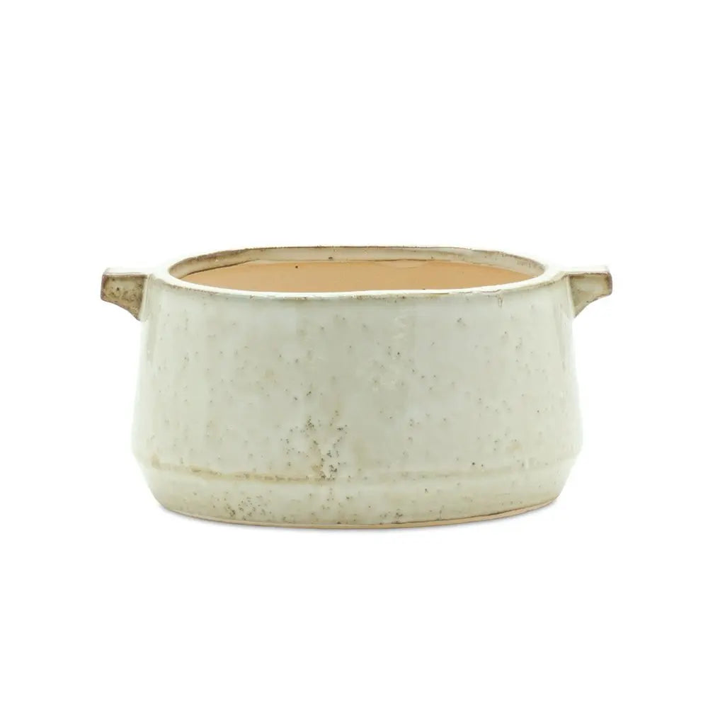 6" Gray Clay Round Pot Planter - NOBLE HOME INTERIORS