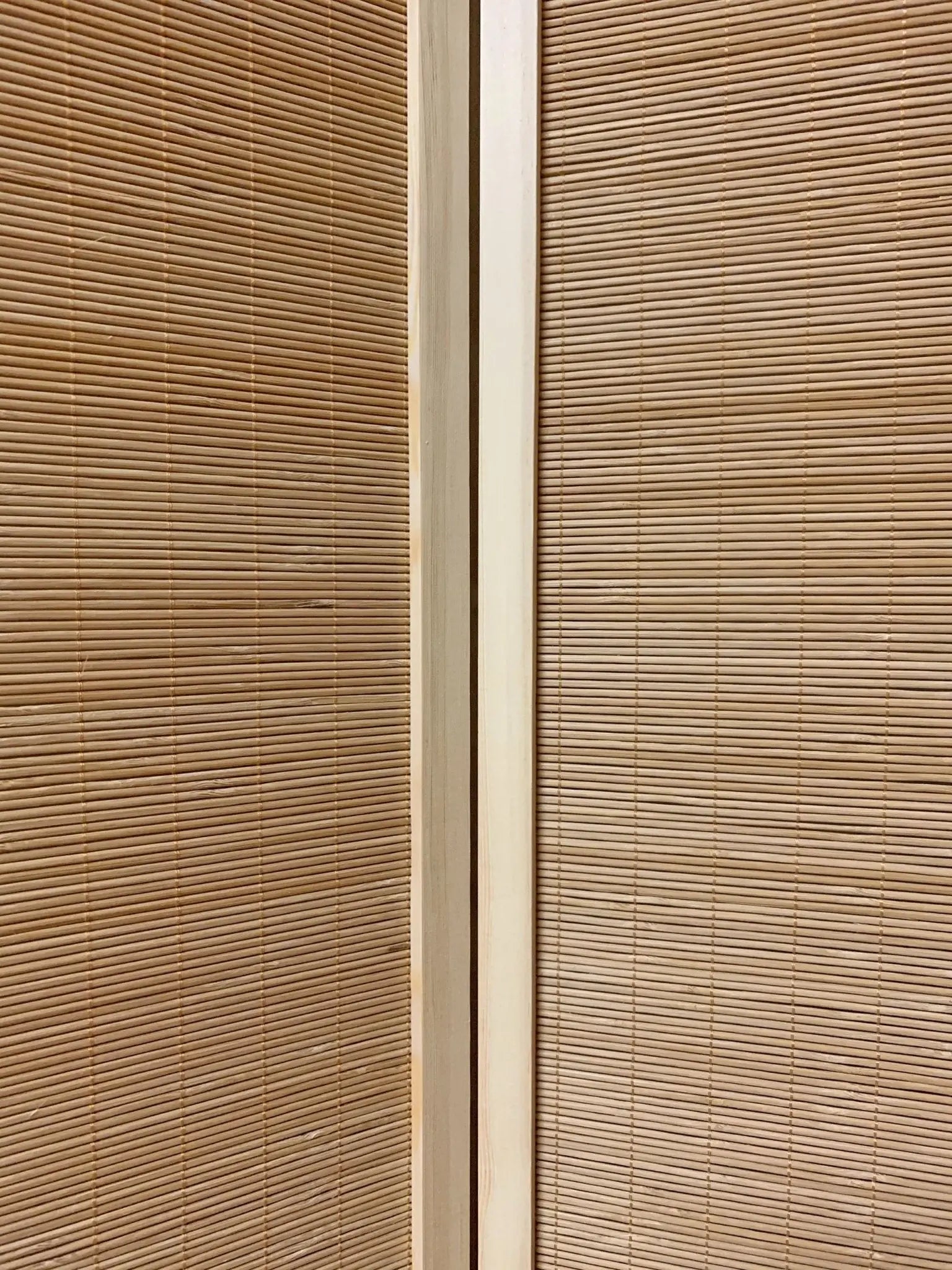 6" Light Bamboo 3 Panel Room Divider Screen - NOBLE HOME INTERIORS