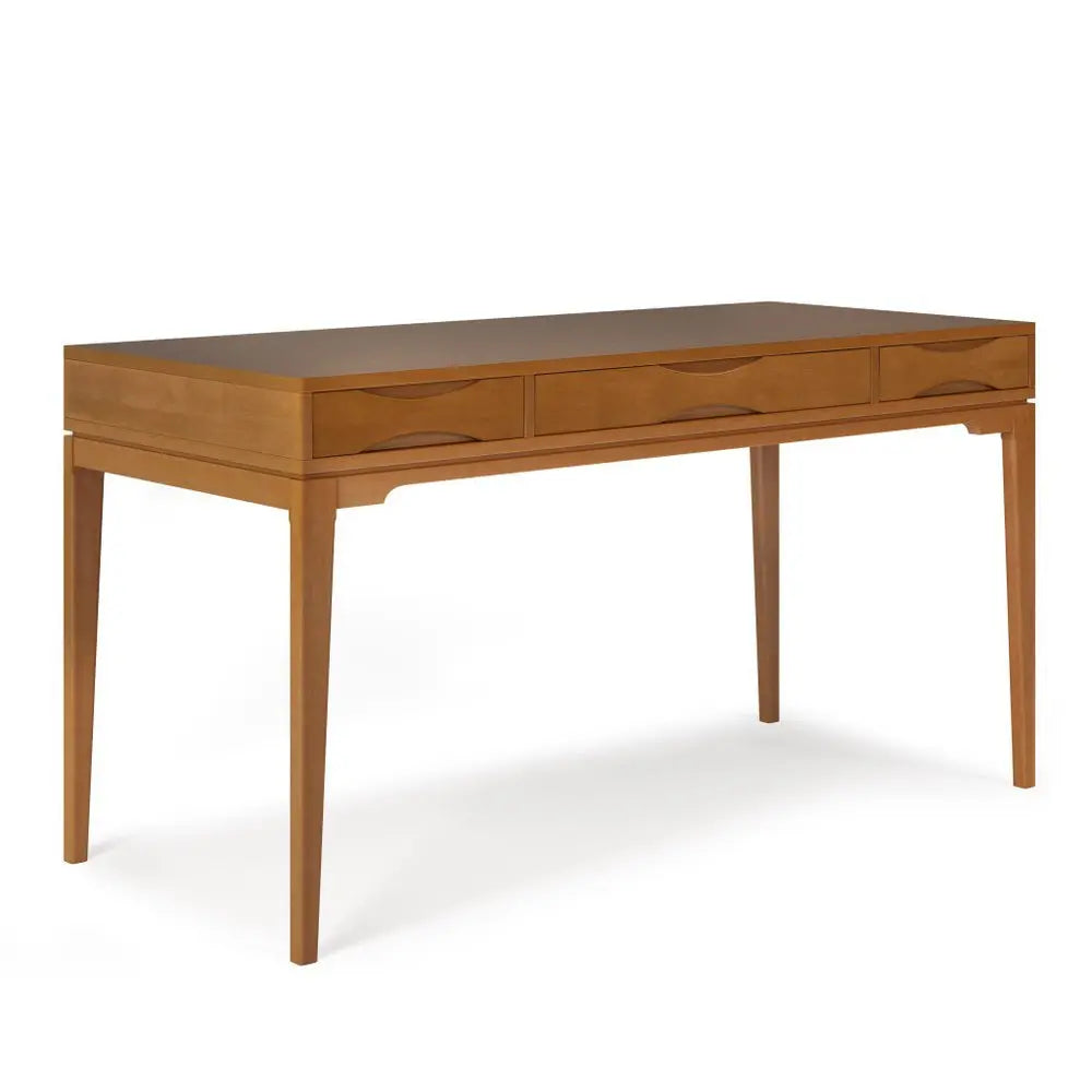 60" Brown Wood Computer Desk - NOBLE HOME INTERIORS