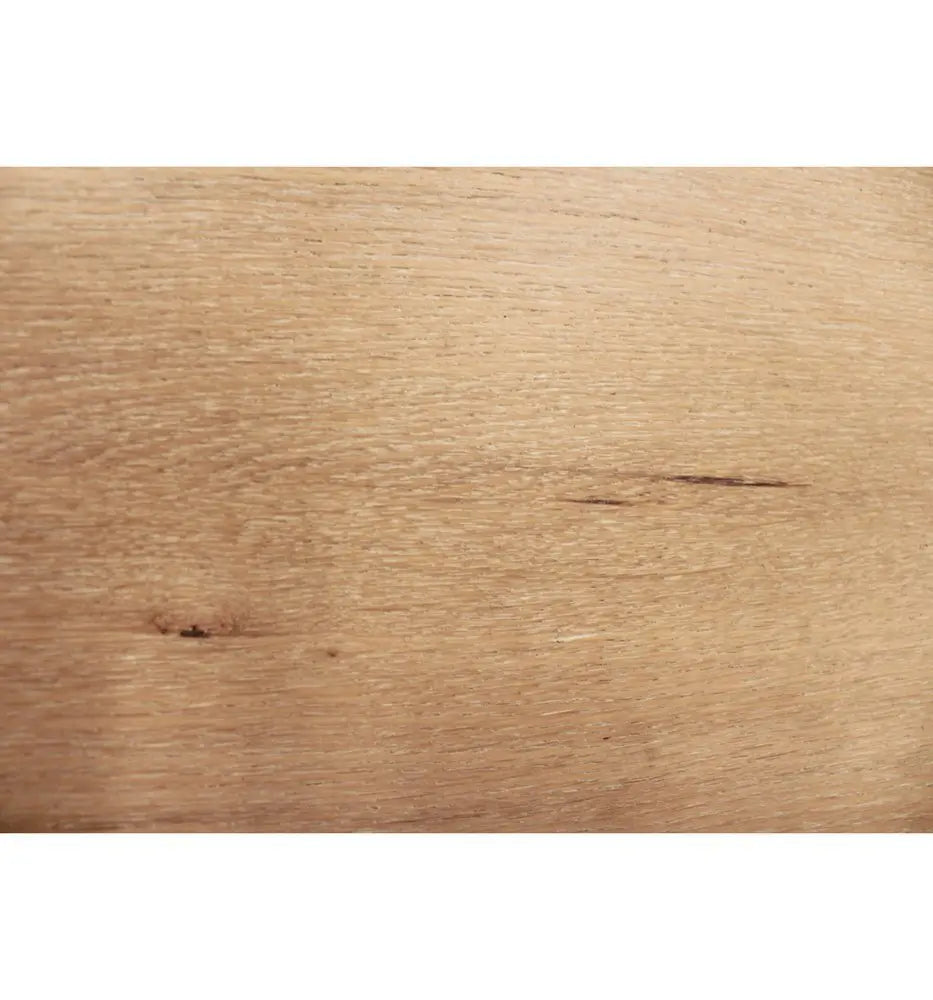 60" Natural and Black Solid Wood and Metal Trestle Executive Desk - NOBLE HOME INTERIORS