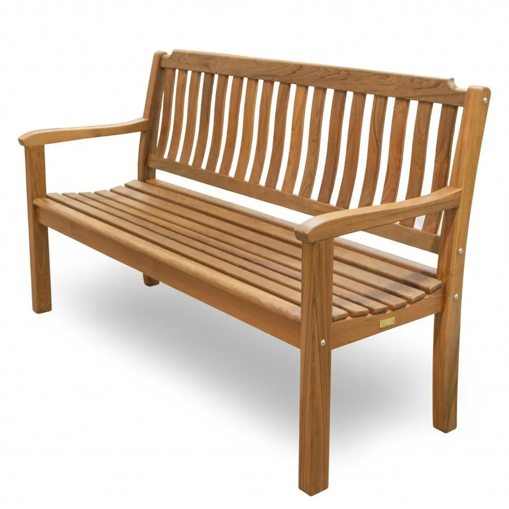 60" Teak Solid Wood Garden Bench - NOBLE HOME INTERIORS