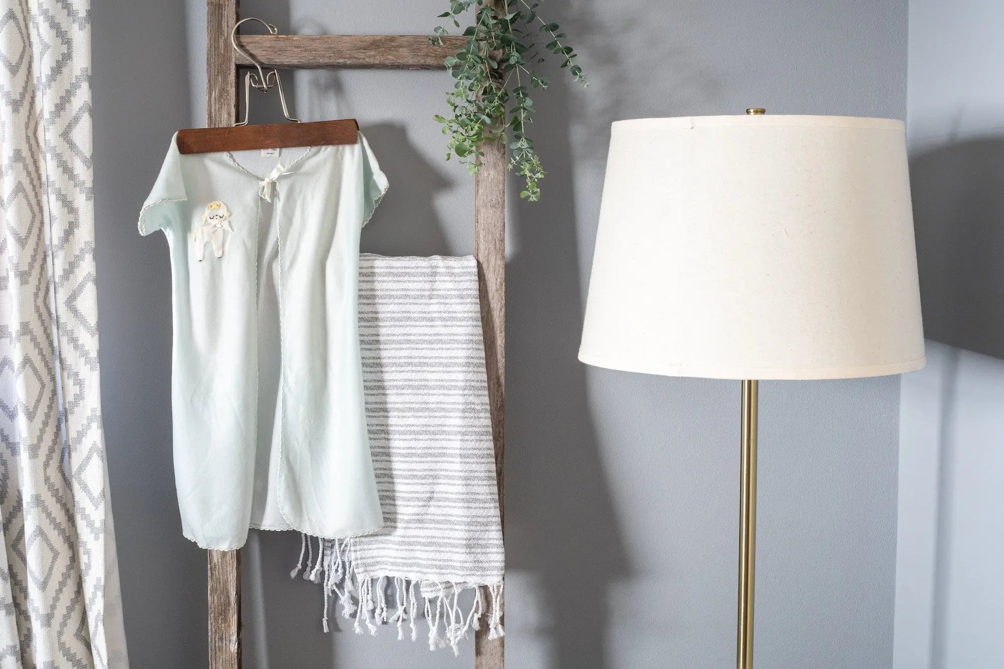 60" X 15" Gray Wood Hanging Dimensional Sculpture - NOBLE HOME INTERIORS