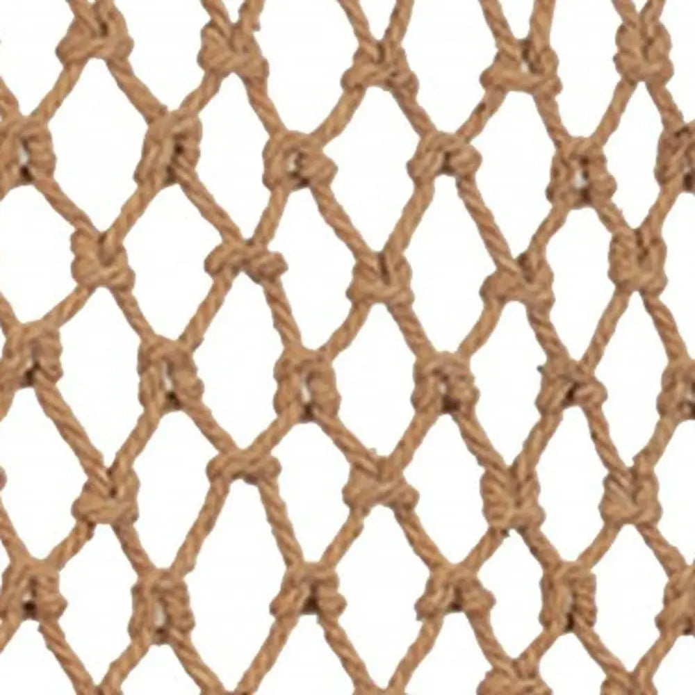 60 X 69 Natural Rope Wooden Screen - NOBLE HOME INTERIORS