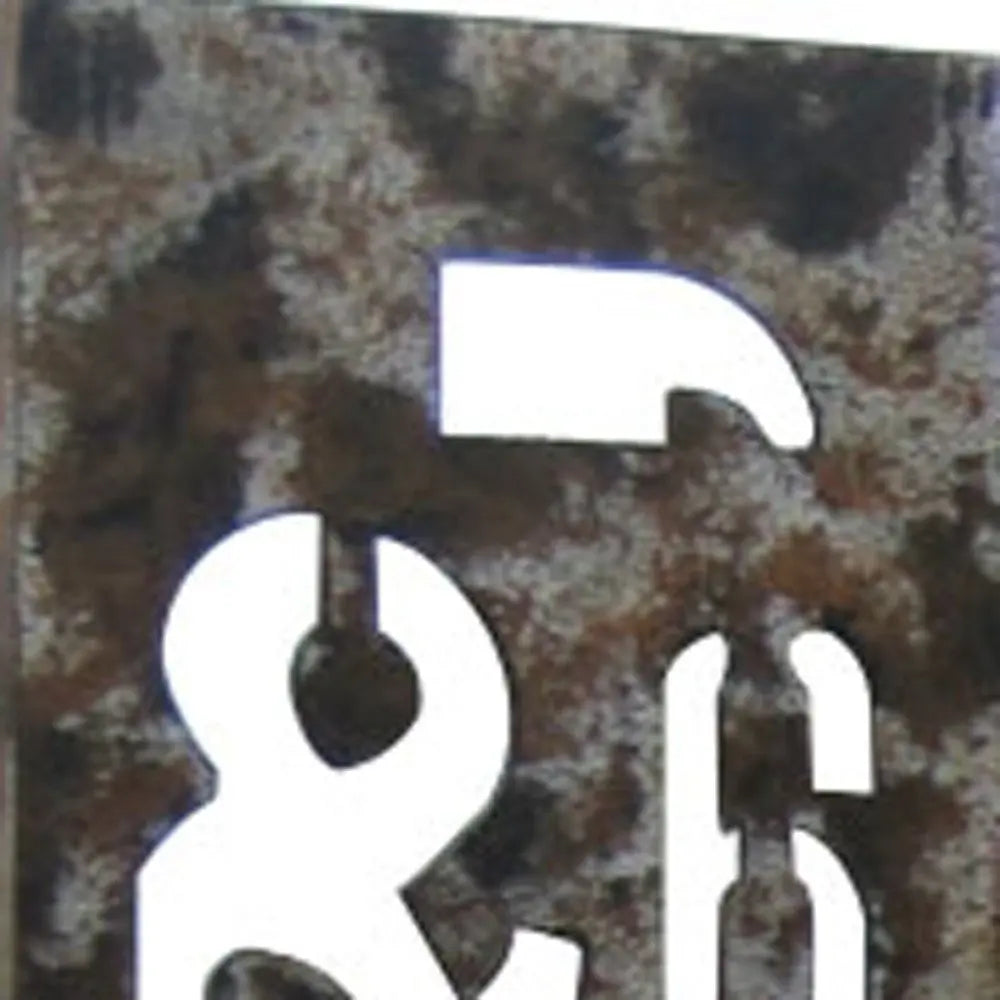 60" X 71" Brown Distressed Wooden Screen - NOBLE HOME INTERIORS