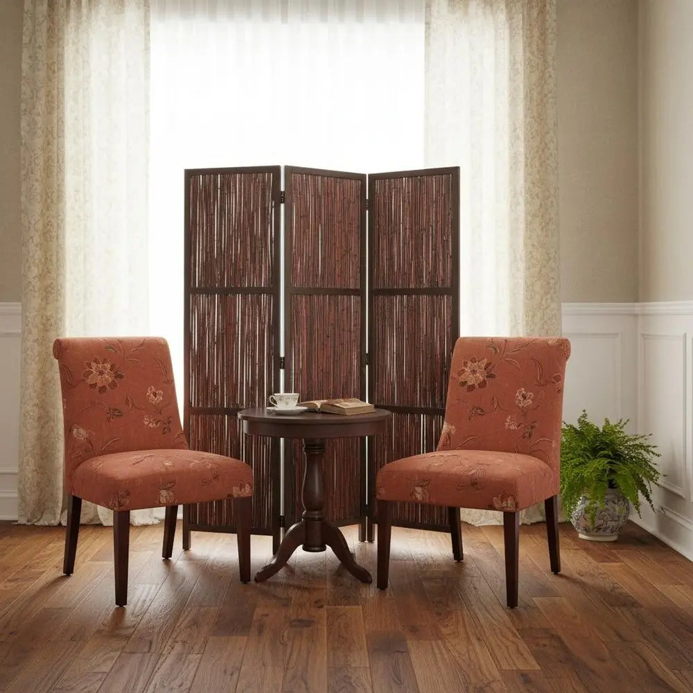 60" X 72" Cherry Wood Screen - NOBLE HOME INTERIORS