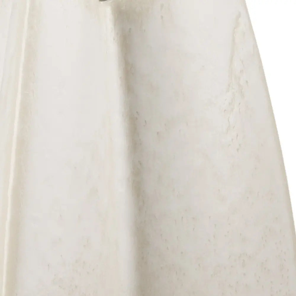 14" Cream And Beige Color Block Ceramic Table Vase HomeRoots