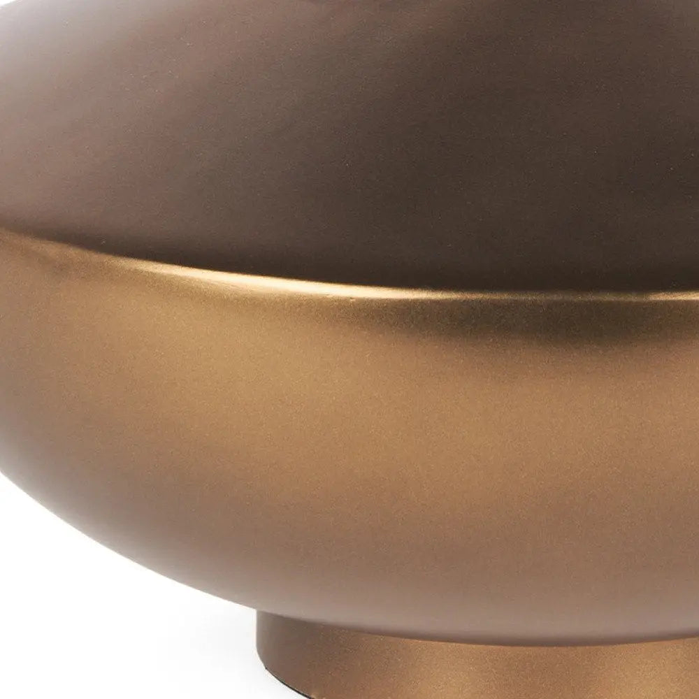 6" Antiqued Bronze Metal Table Vase HomeRoots