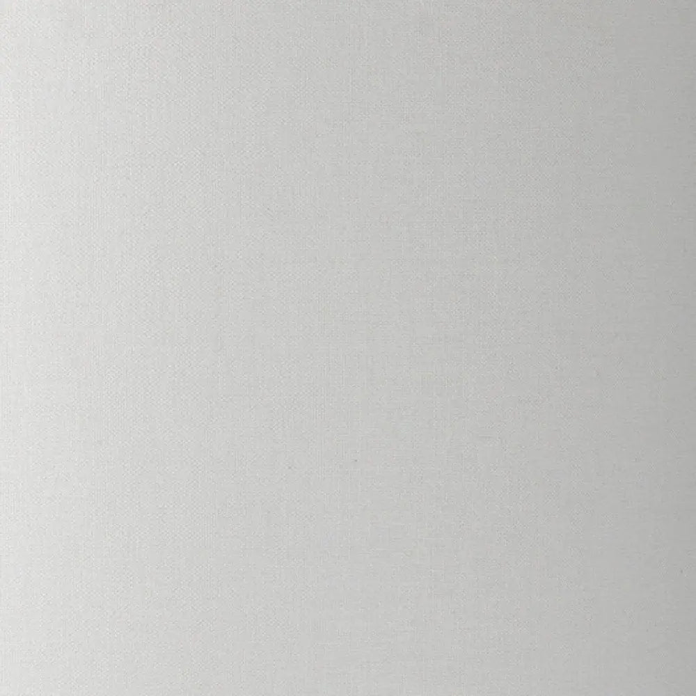 31" White Ceramic Round Bedside Lamp With White Drum Shade HomeRoots