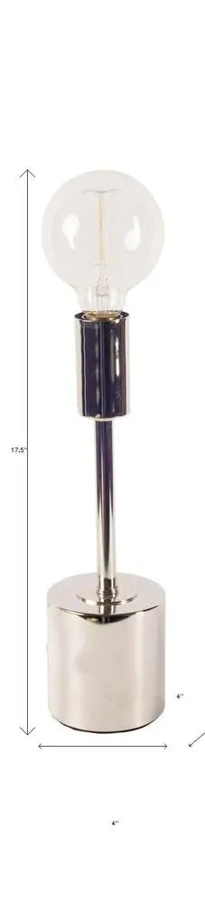 18" Unfinished Metal Round Bedside Lamp HomeRoots