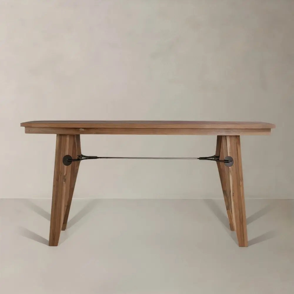 63" Natural Reclaimed Wood Writing Desk - NOBLE HOME INTERIORS