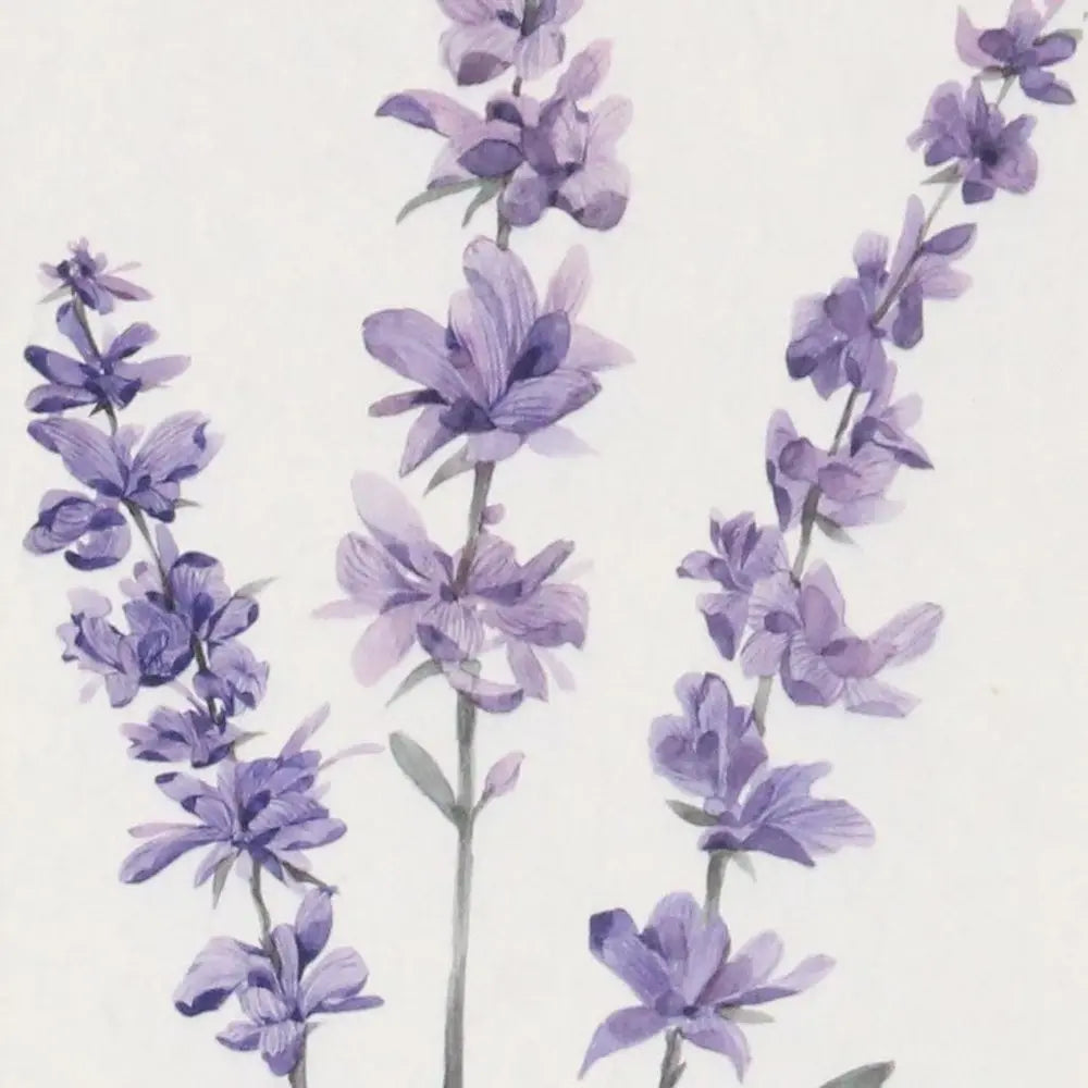 32" X 12" Natural White And Lavender Floral Wood Framed Art HomeRoots