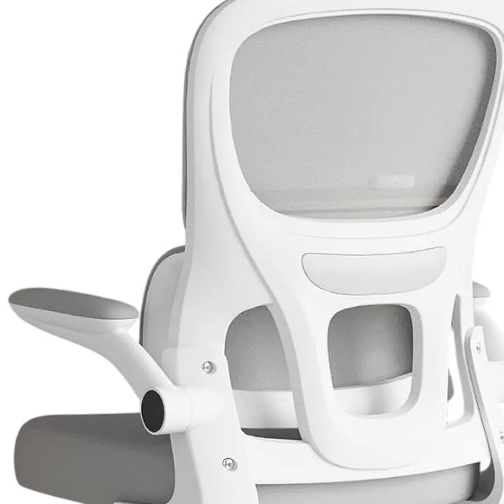 Gray Adjustable Height Swivel Rolling Gaming Chair - NOVA HOME FURNITURE