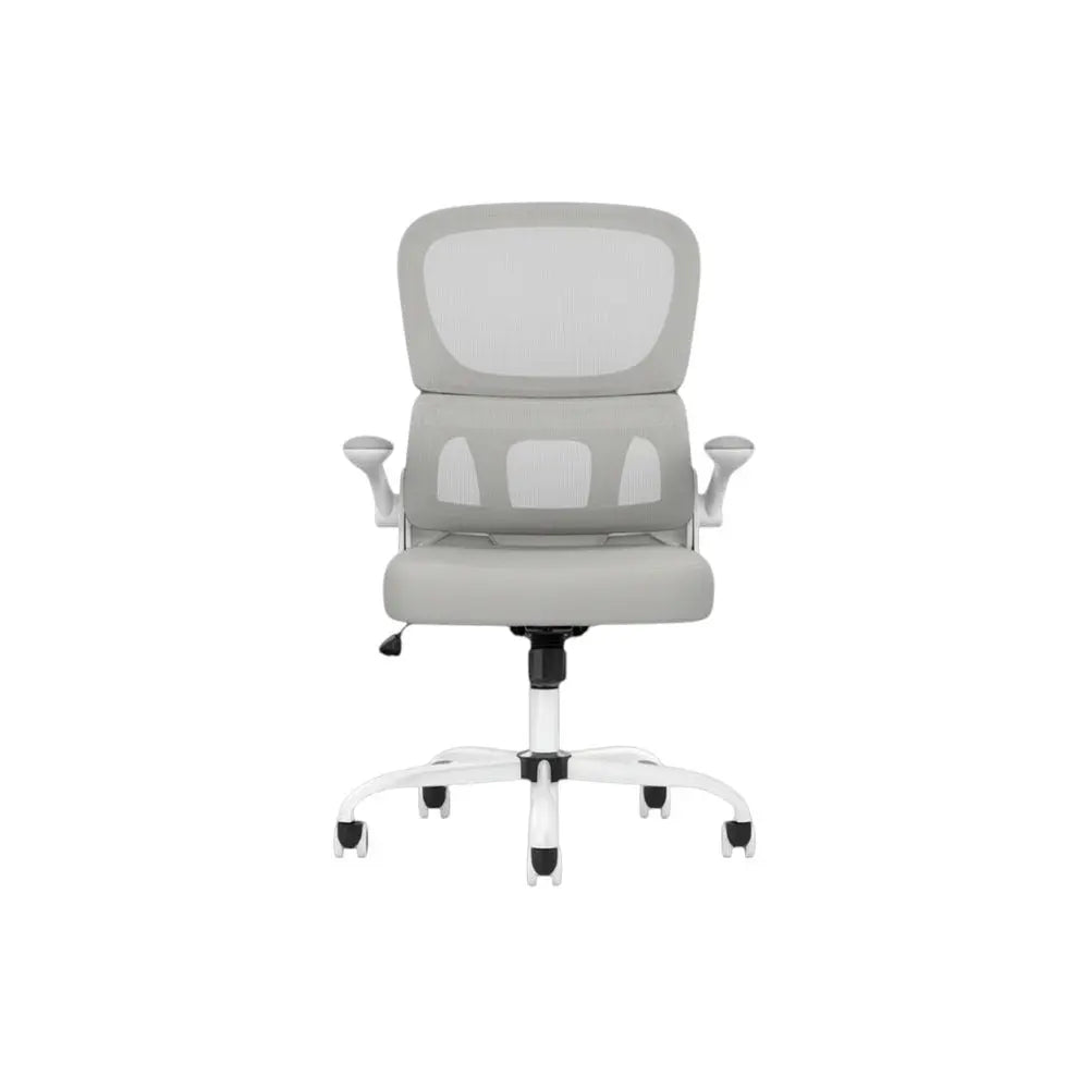 Gray Adjustable Height Swivel Rolling Gaming Chair - NOVA HOME FURNITURE