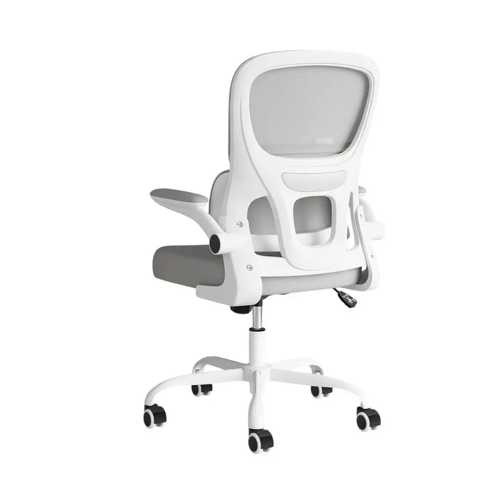 White Adjustable Height Swivel Rolling Gaming Chair - NOVA HOME FURNITURE