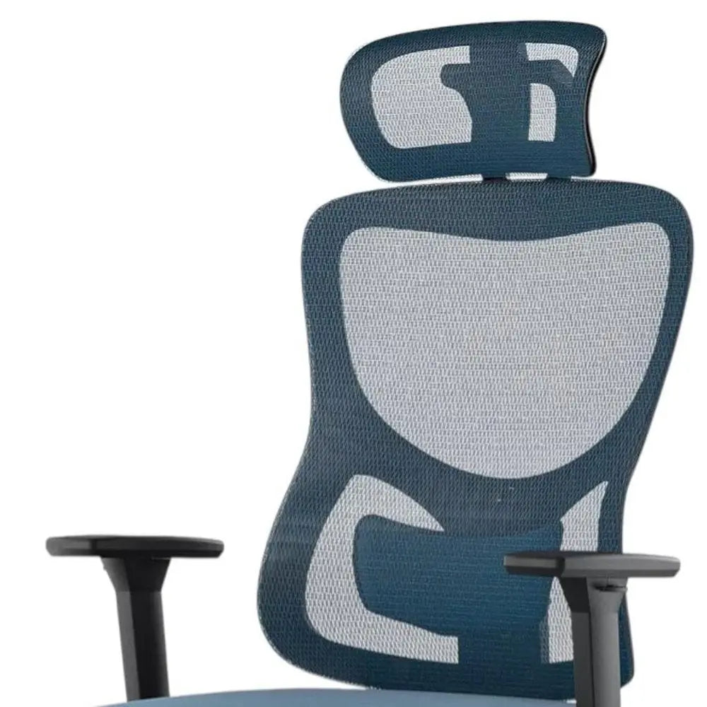 Black and Silver Adjustable Height Swivel Rolling Office Chair - NOVA HOME FURNITURE