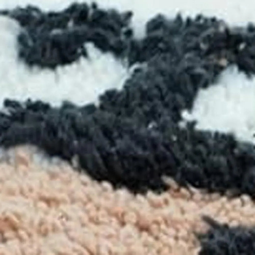 32" Blue Green And White Cotton Cars Round Youthful Bath Rug HomeRoots