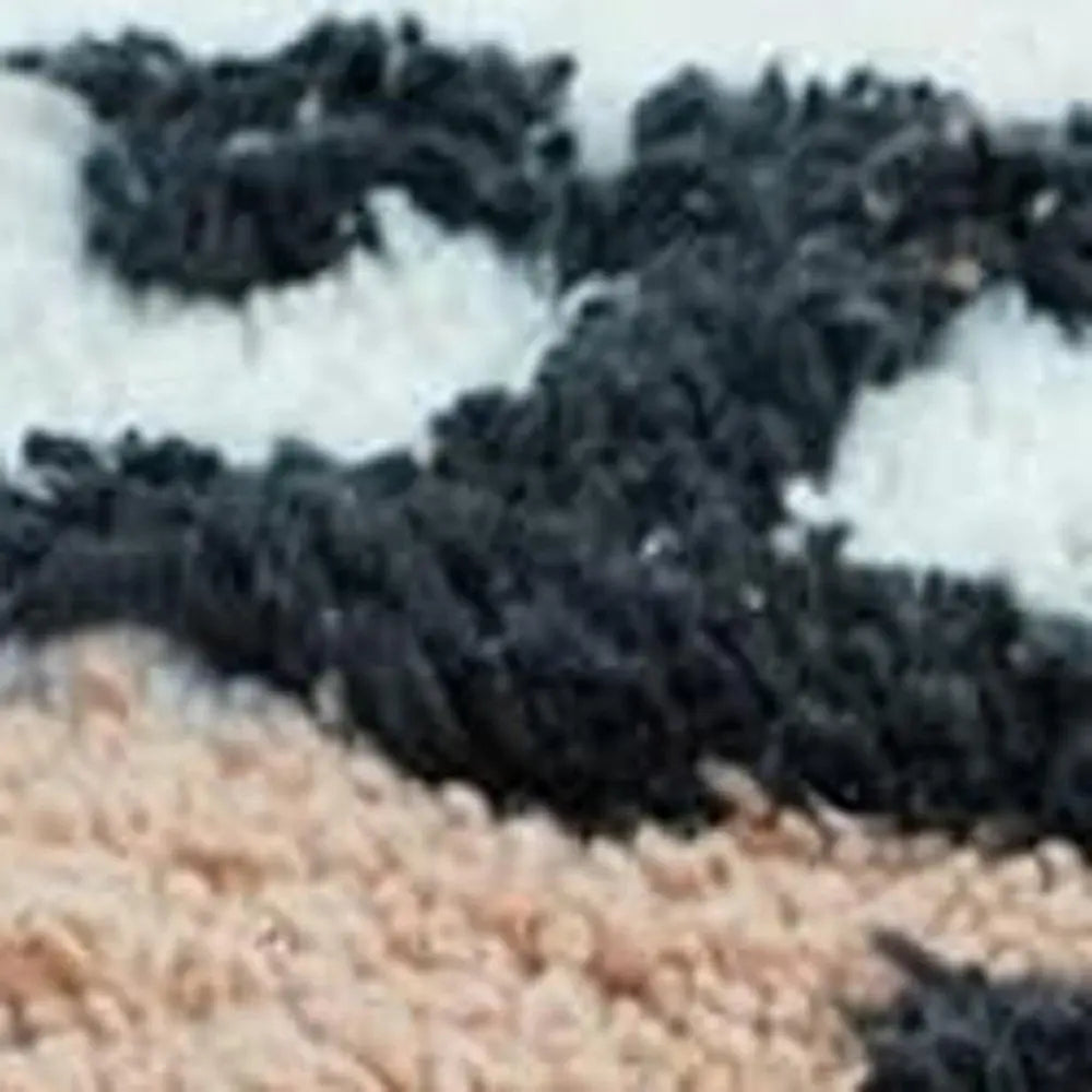 32" Blue Green And White Cotton Cars Round Youthful Bath Rug HomeRoots