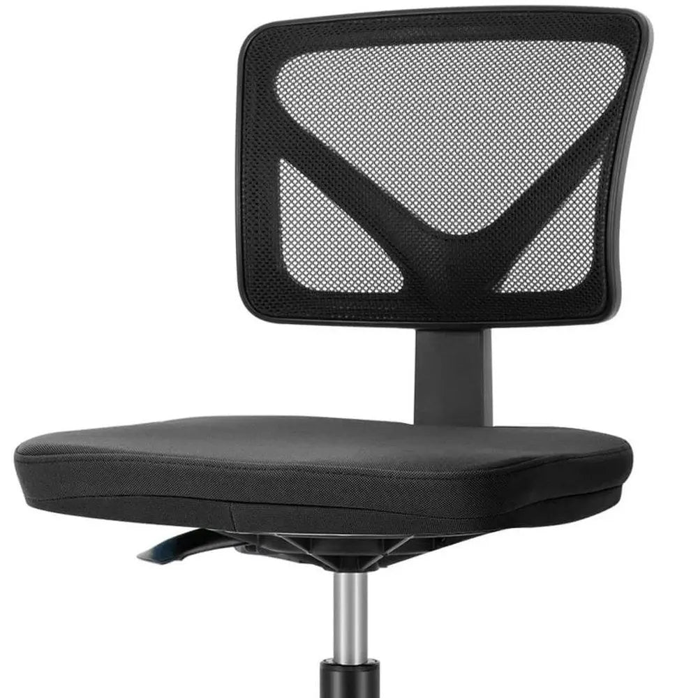 Black Adjustable Height Swivel Rolling Office Chair - NOVA HOME FURNITURE