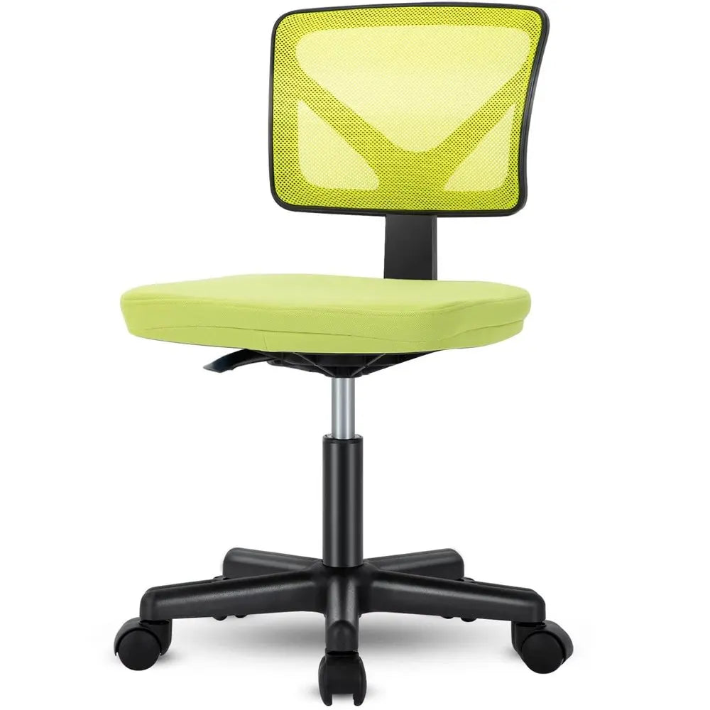Black and Yellow Adjustable Height Swivel Rolling Office Chair - NOVA HOME FURNITURE