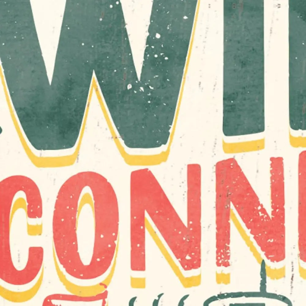 12" X 12" White Green And Orange Home is Where the Wife Connects Automatically Canvas Wall Decor HomeRoots