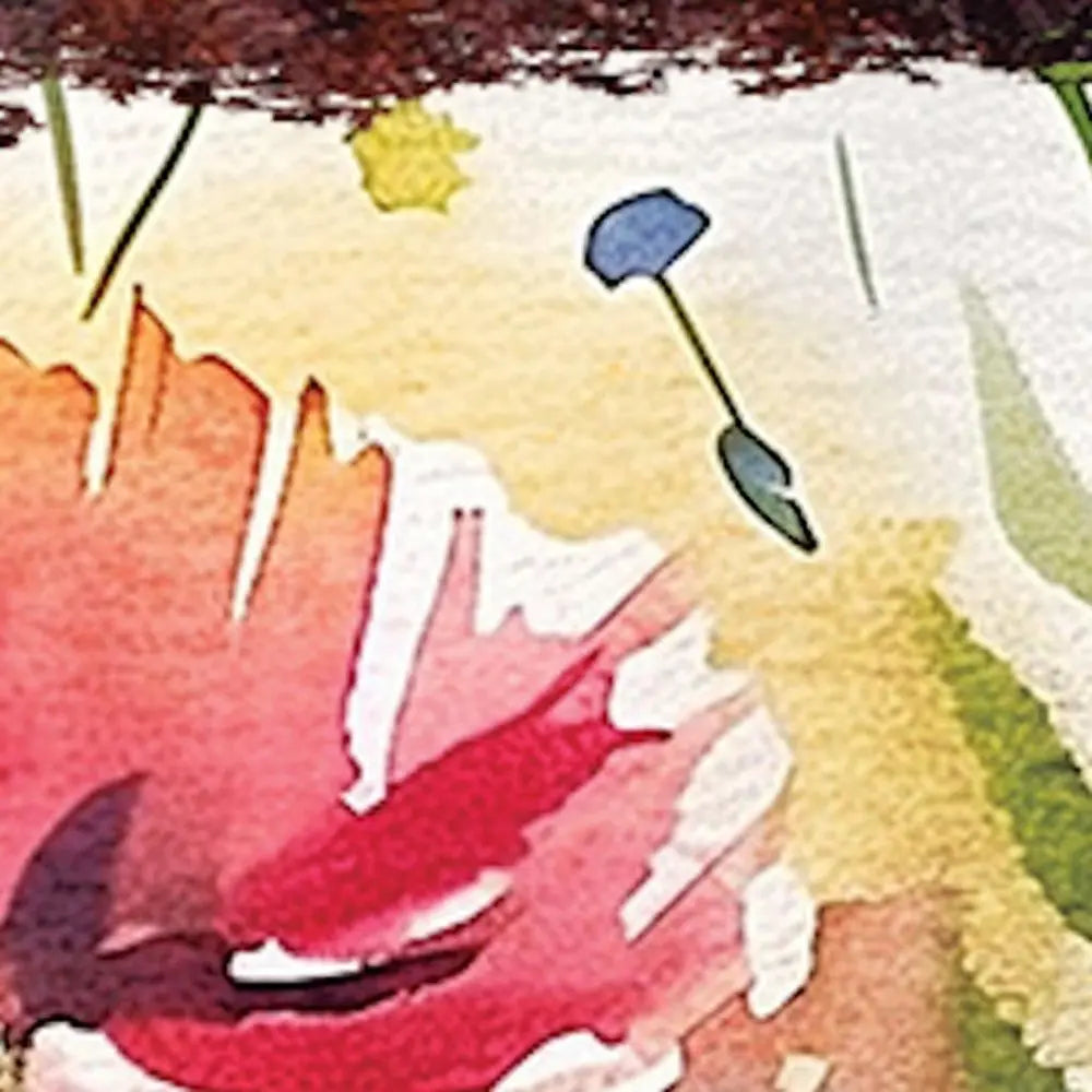 10" X 32" White Green And Red Flower Floral Wood Hanging Wall Decor HomeRoots