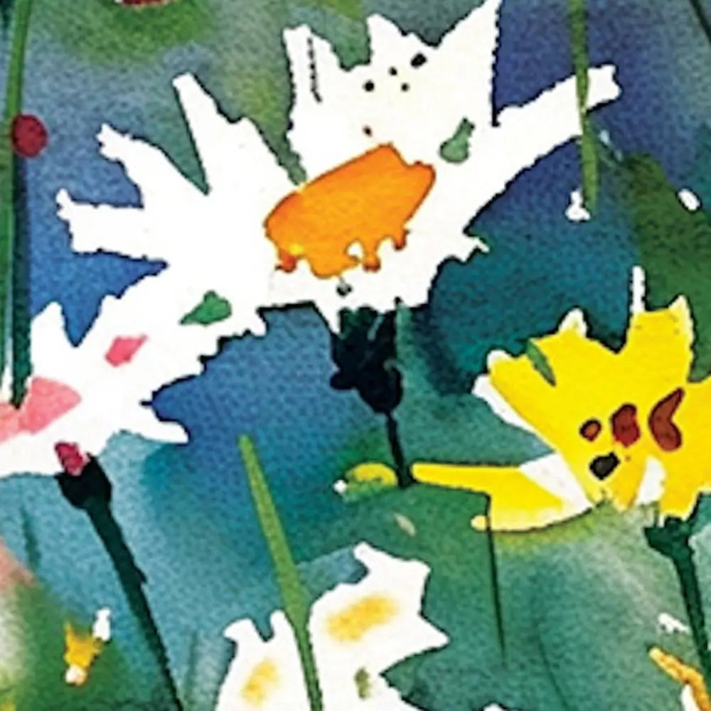 10" X 32" White Green And Red Flower Floral Wood Hanging Wall Decor HomeRoots