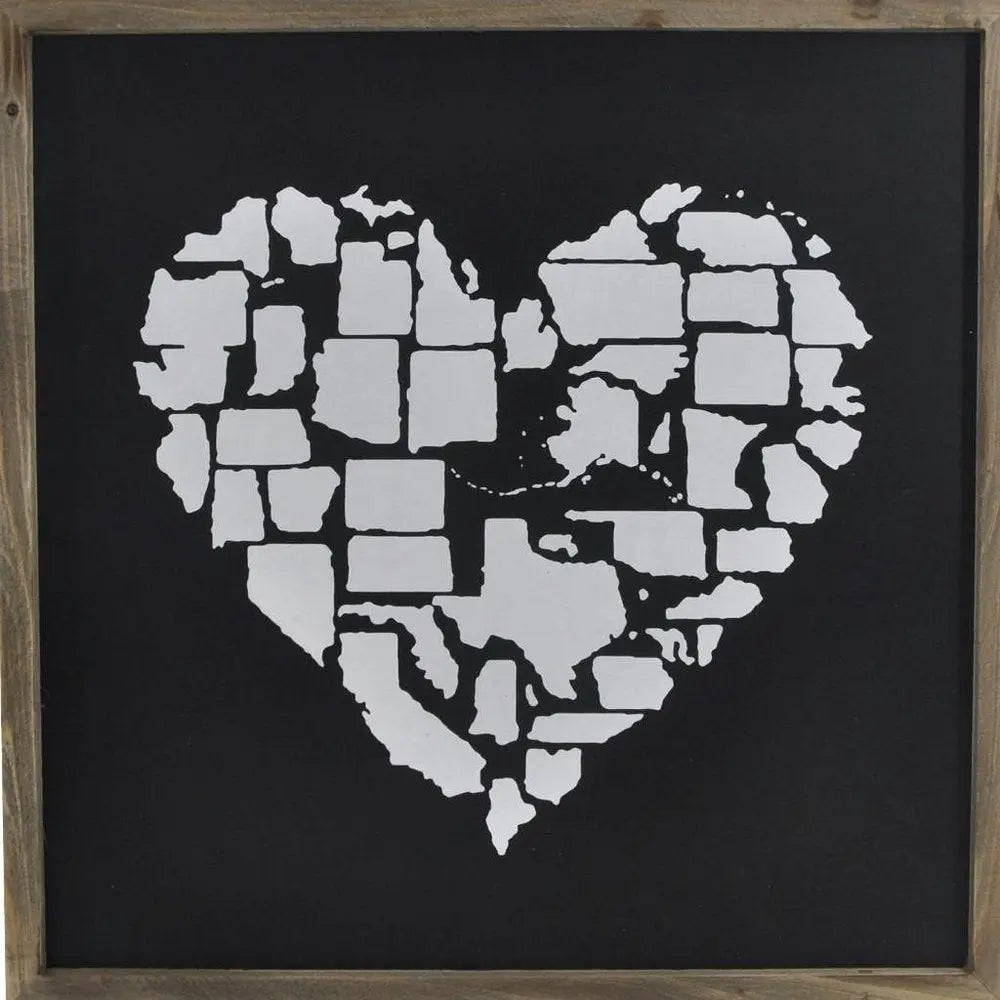 16" X 16" Black And White Wood Square Framed Art HomeRoots