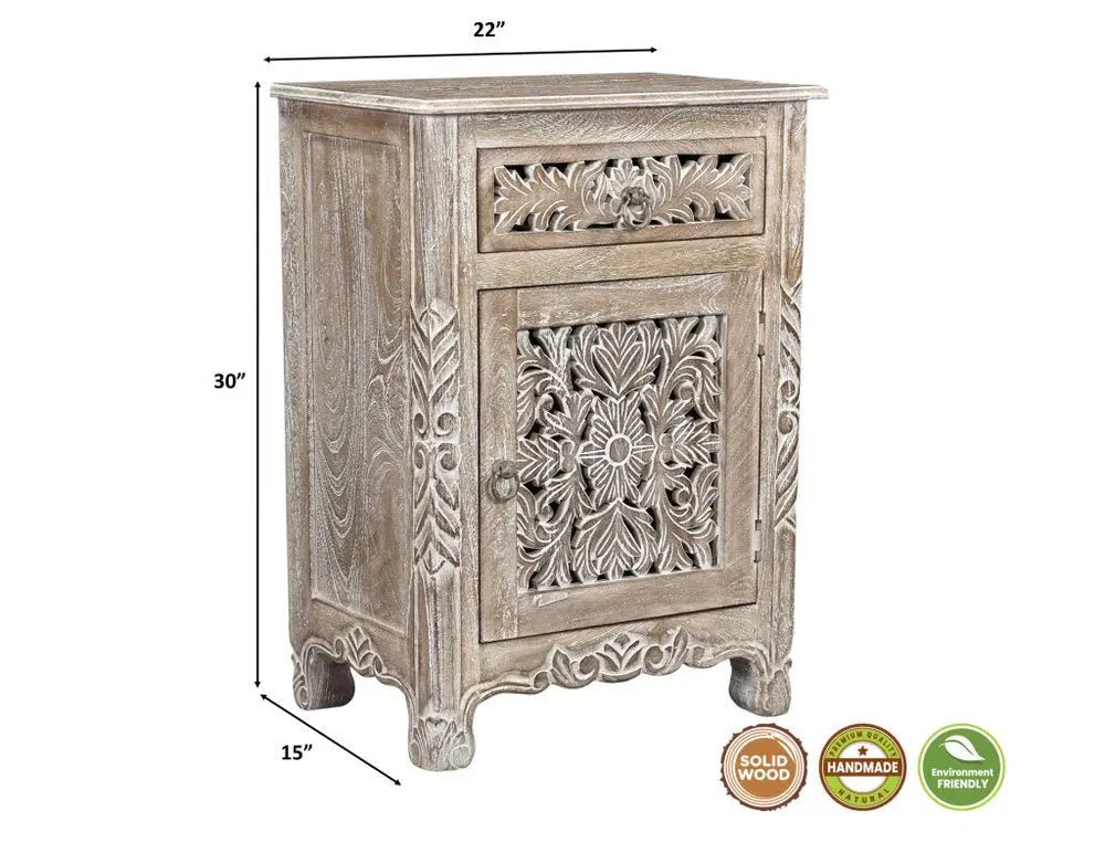 Three Piece Gray Solid Wood Bedroom Set HomeRoots