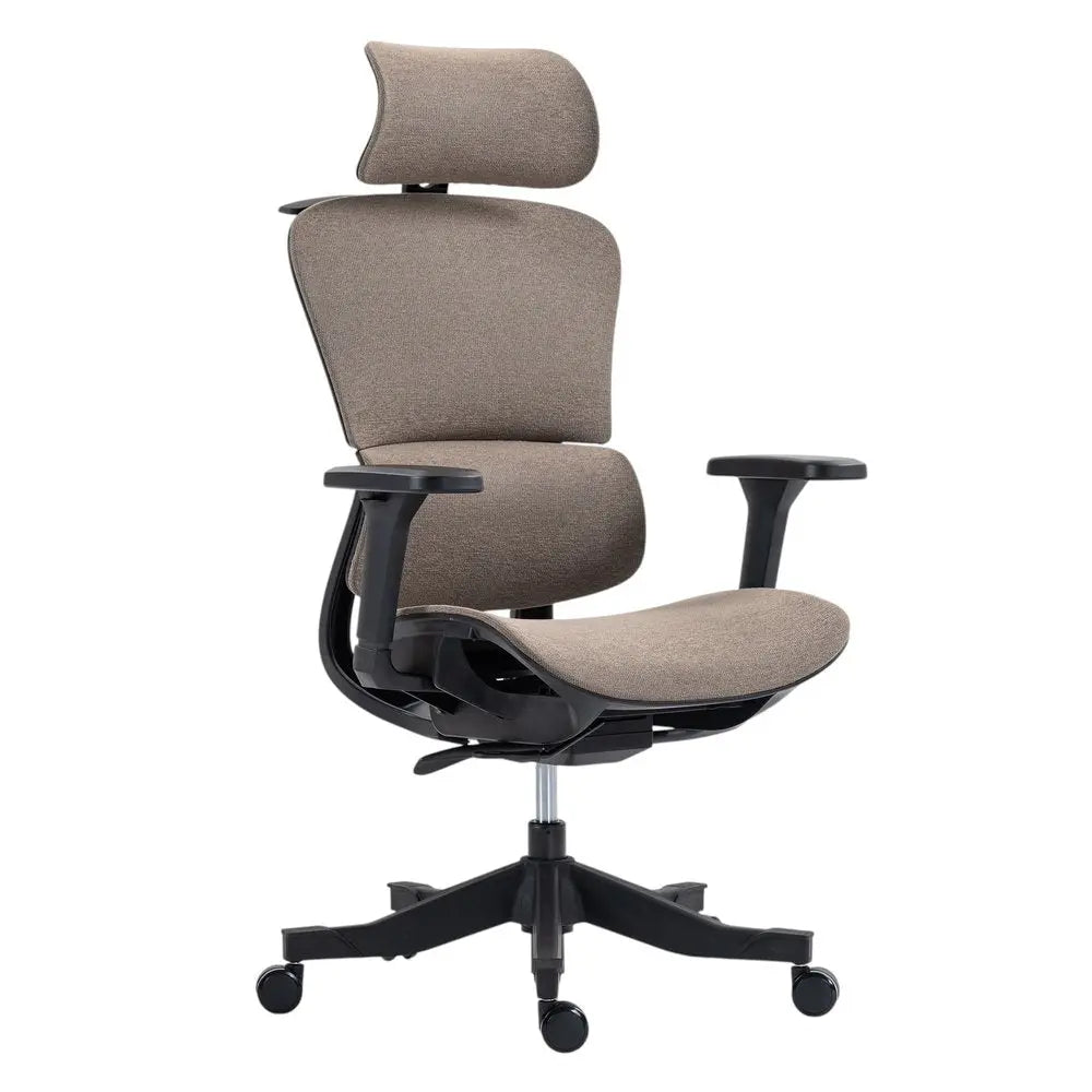 Set of Two Brown and Black Adjustable Height Swivel Rolling Office Chair HomeRoots