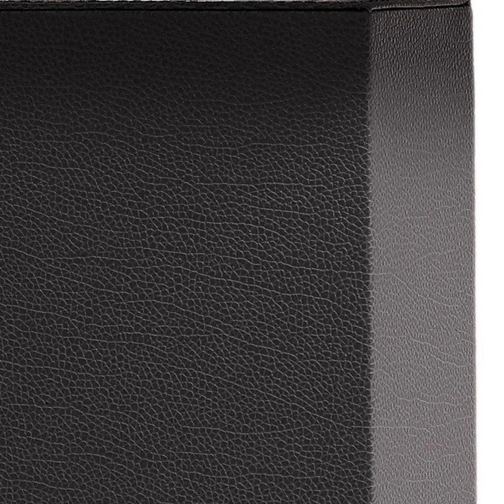 21" Brown Faux Leather USB Table Lamp With White Shade HomeRoots