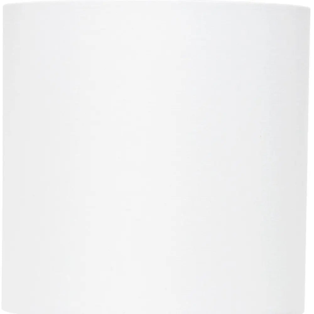 14" White Metal Tripod Table Lamp LED With White Drum Shade HomeRoots