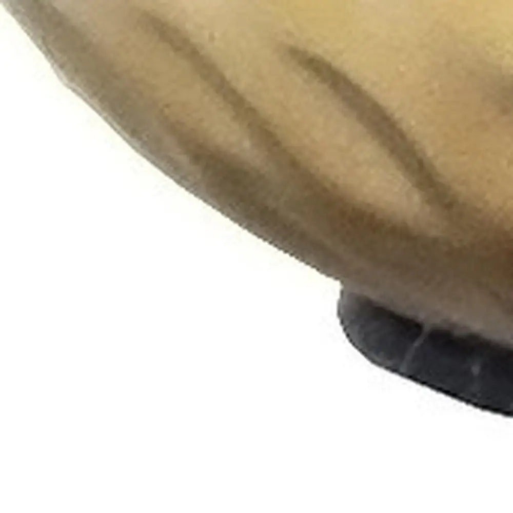 9" Gold Porcelain Round Table Lamp With White Drum Shade HomeRoots