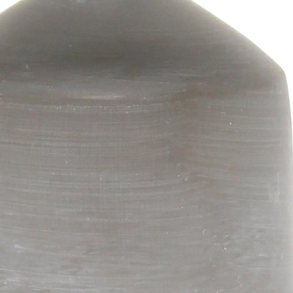 9" Gray Concrete Round Table Lamp With White Drum Shade HomeRoots