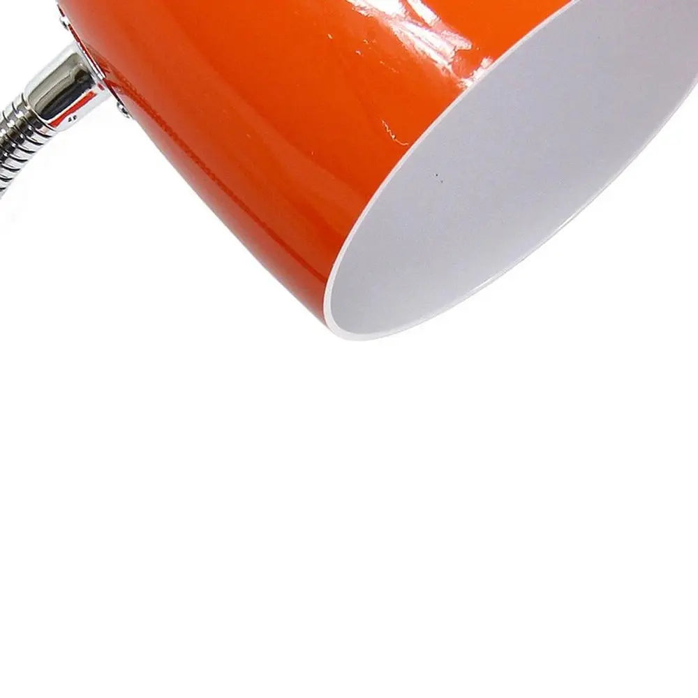 19" Orange Swing Arm Table Lamp HomeRoots