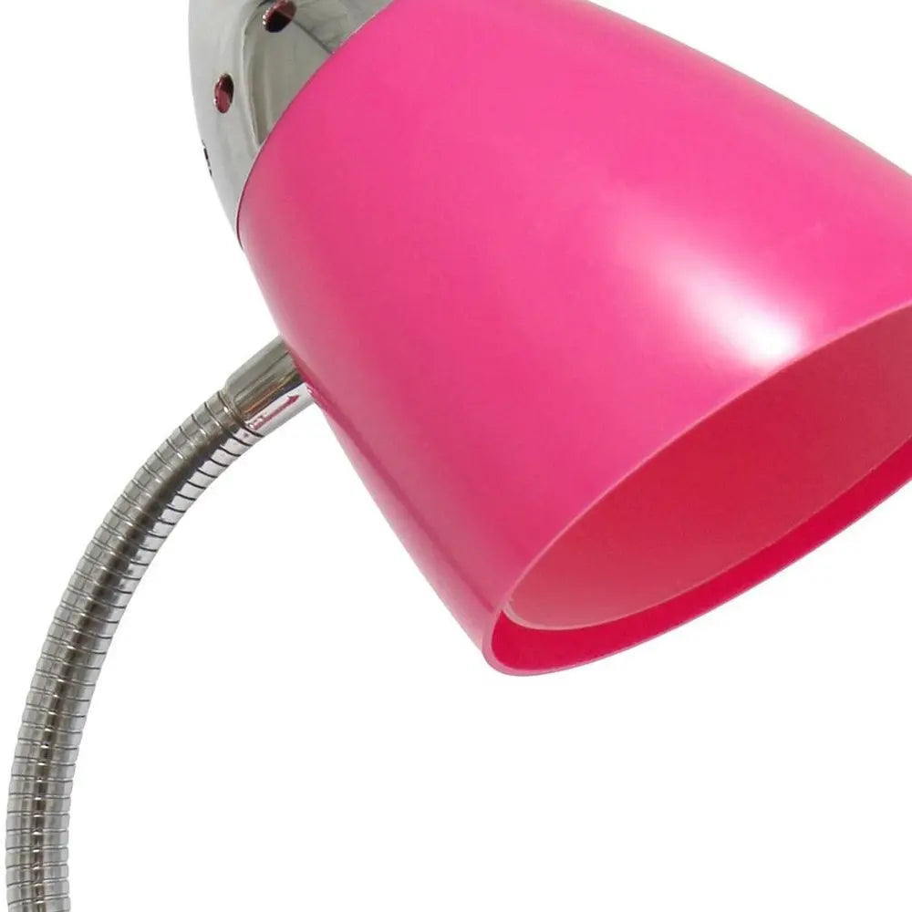 20" Pink Table Lamp With Cone Shade HomeRoots
