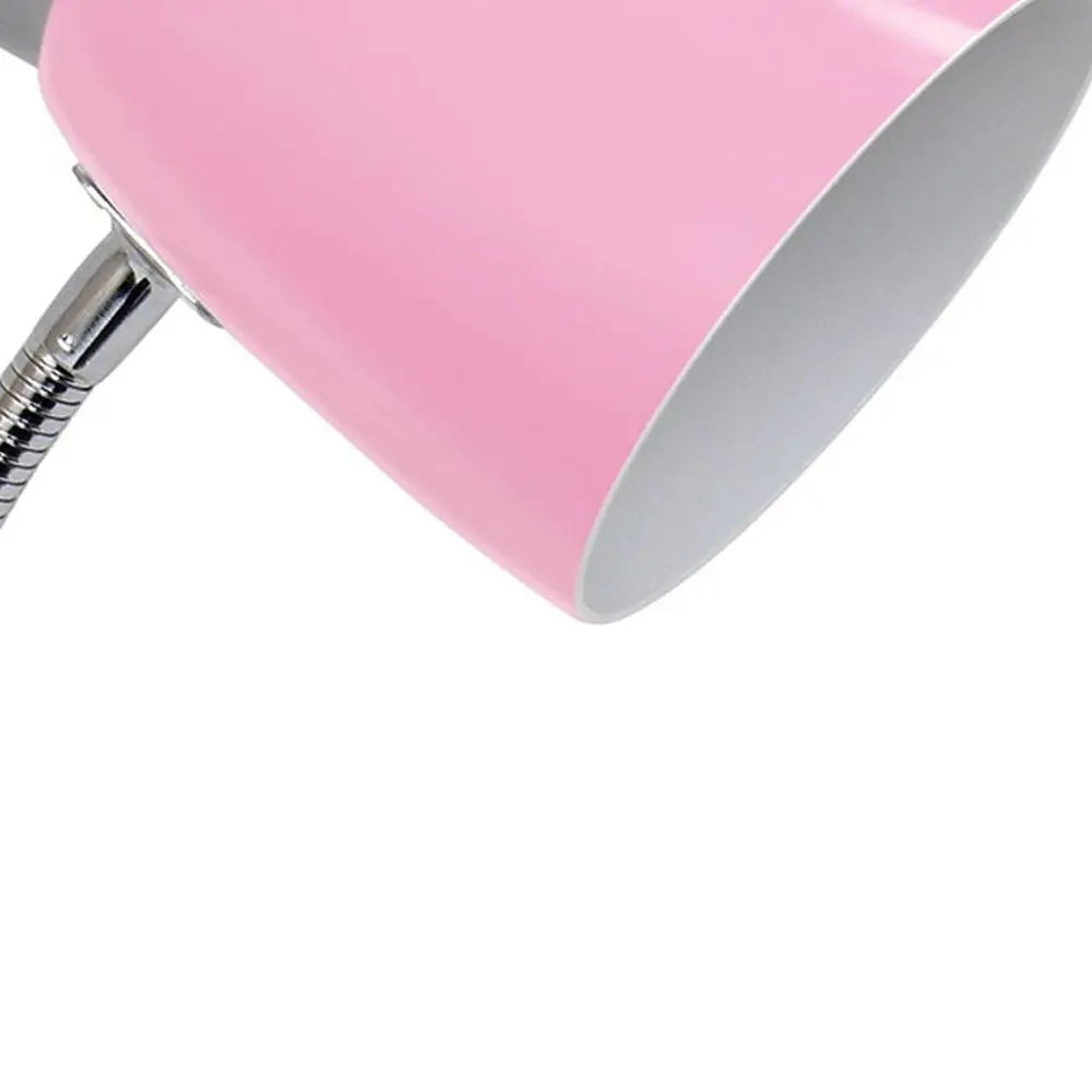 19" Pink USB Table Lamp HomeRoots