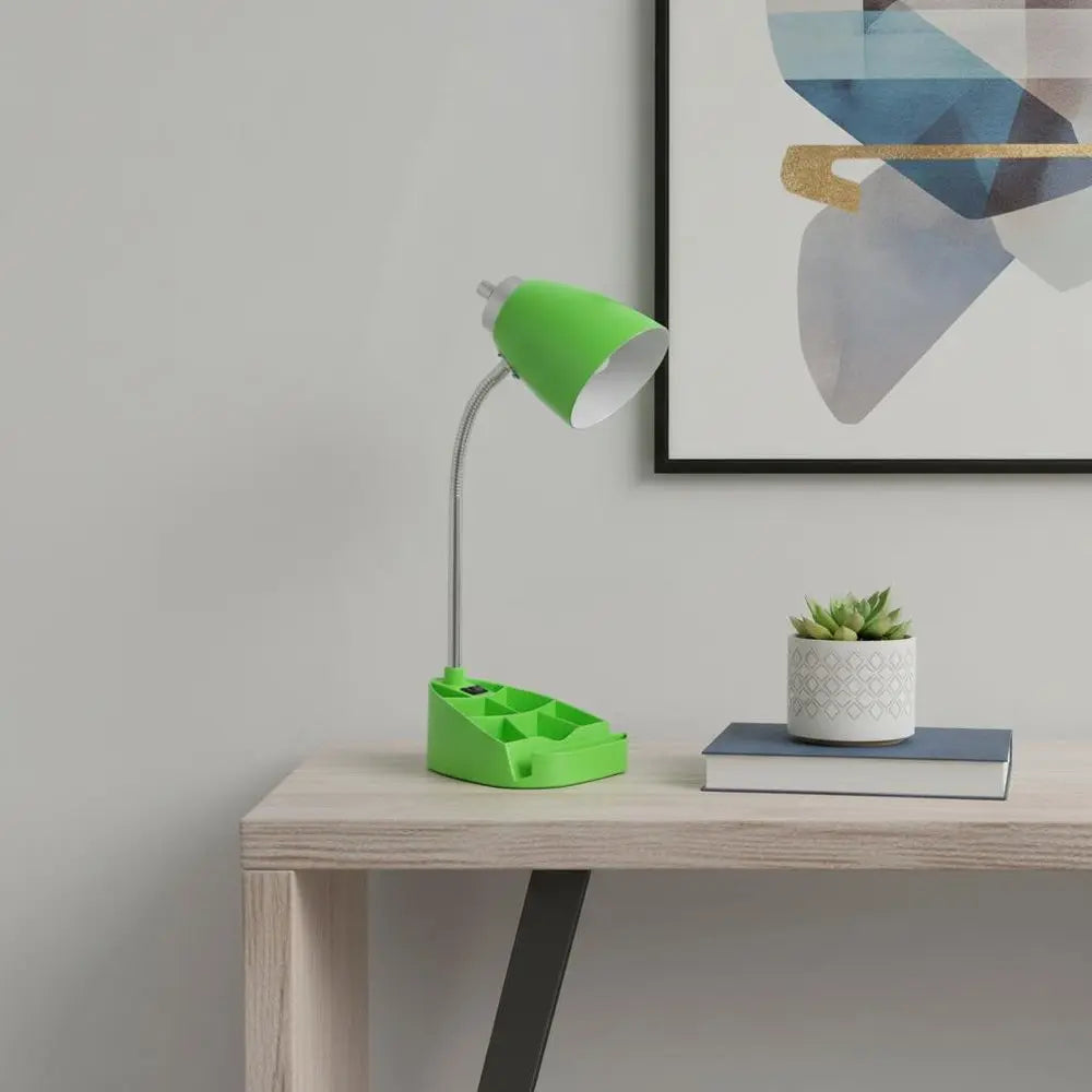 19" Green Table Lamp HomeRoots