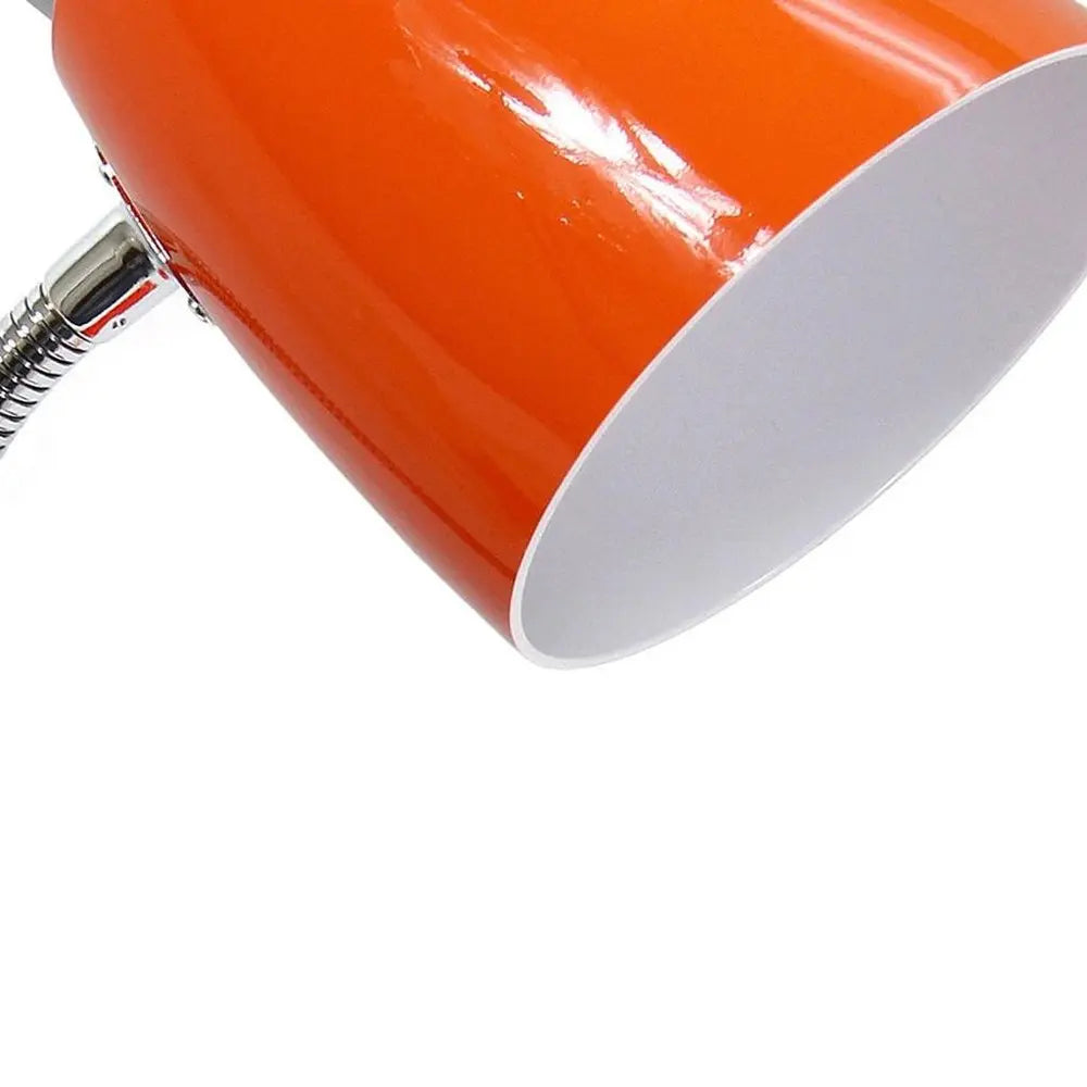 19" Orange Table Lamp HomeRoots