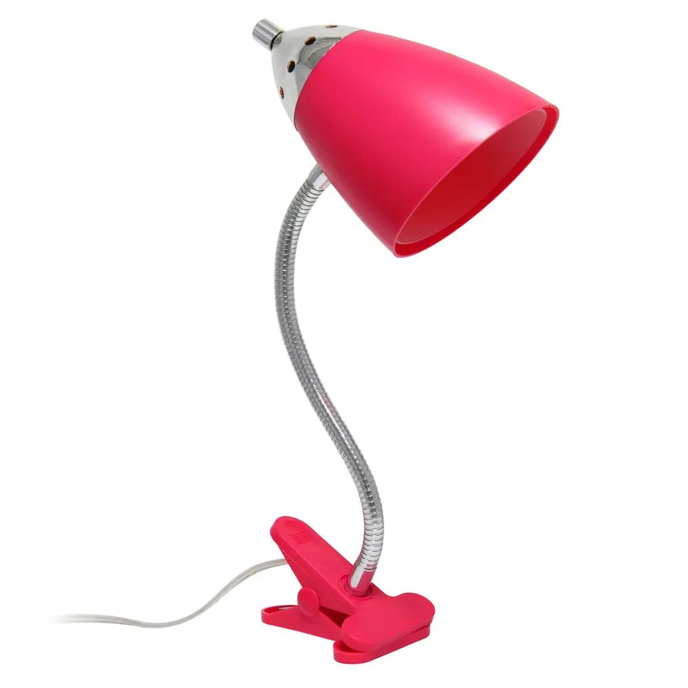 18" Pink Swing Arm Table Lamp HomeRoots