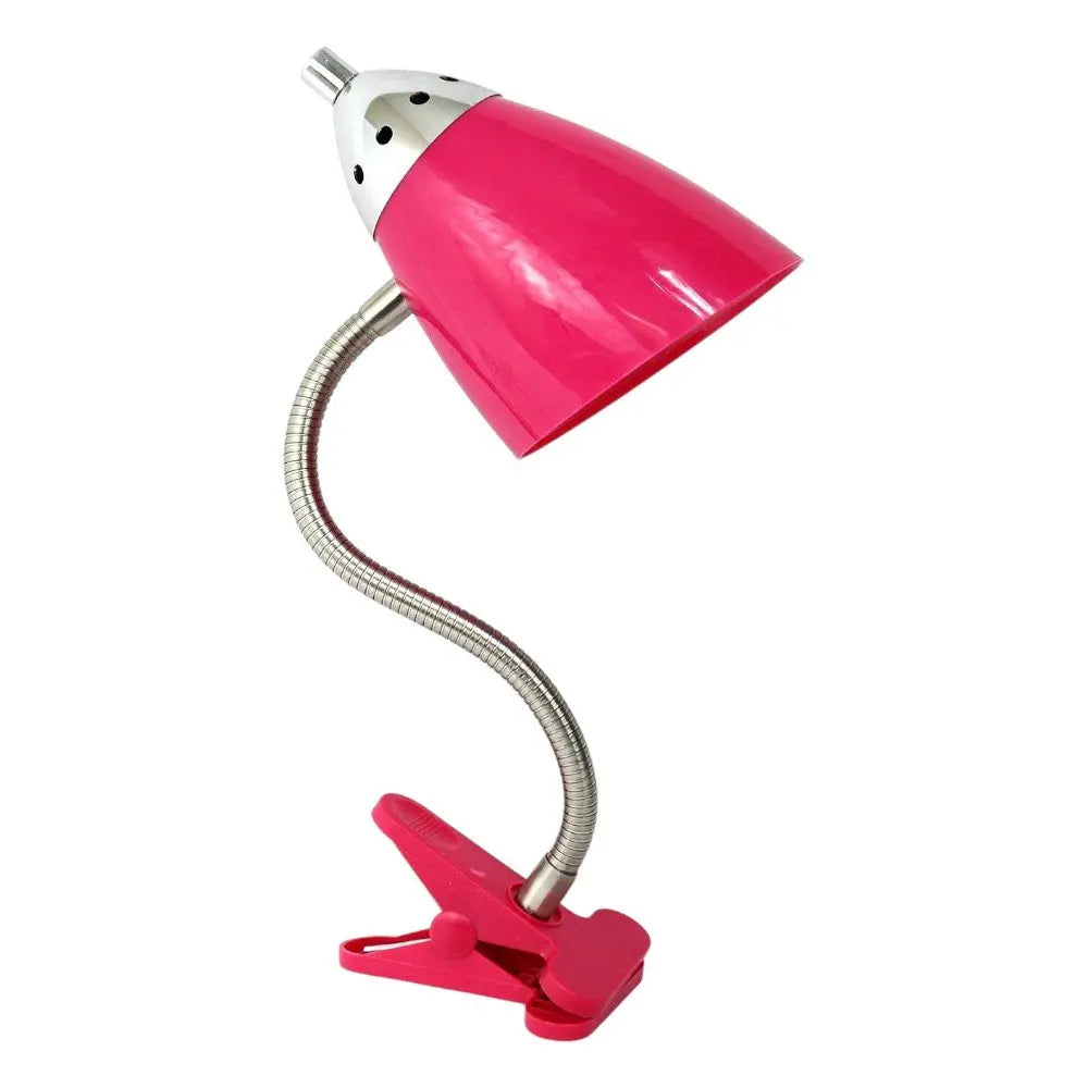 18" Pink Swing Arm Table Lamp HomeRoots