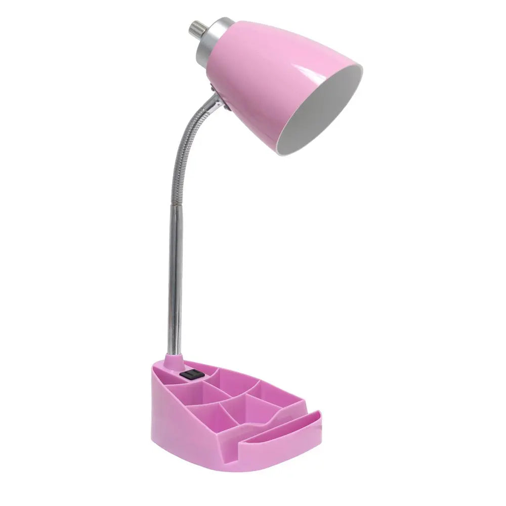 19" Pink Swing Arm Table Lamp HomeRoots
