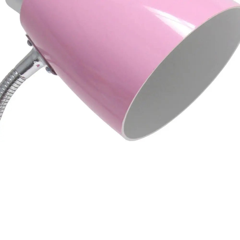 19" Pink Swing Arm Table Lamp HomeRoots